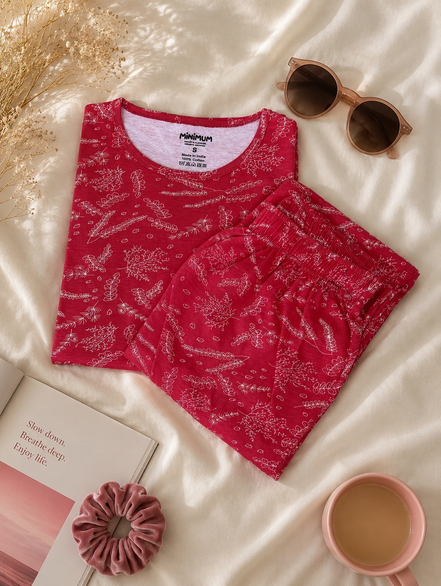 Pink Fern Coords Pyjama Set