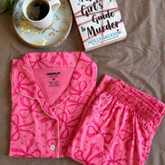 Rose Tie Button Down set