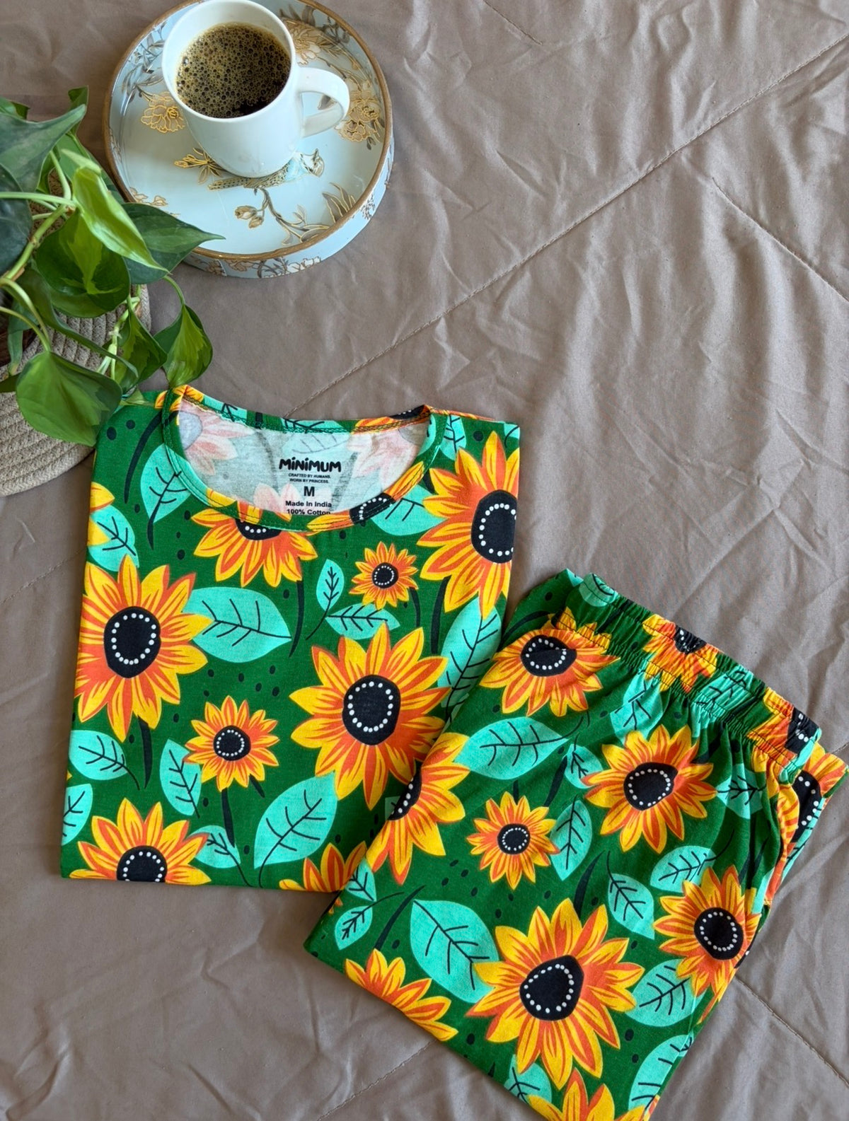 Sunflower Coords Pyjama Set