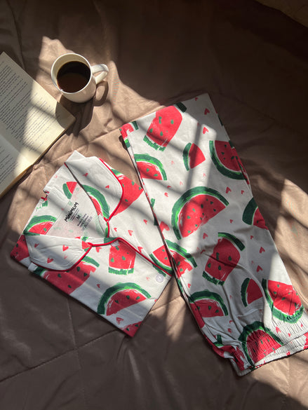 Watermelon Button Down set