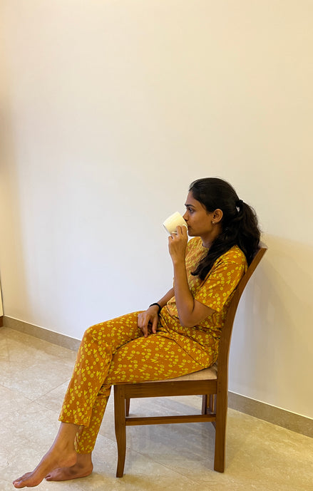 Golden Bloom Coords Pyjama Set