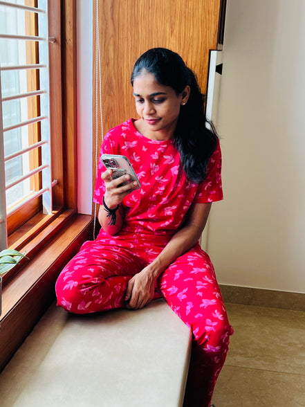 Rose Petals Coords Pyjama Set