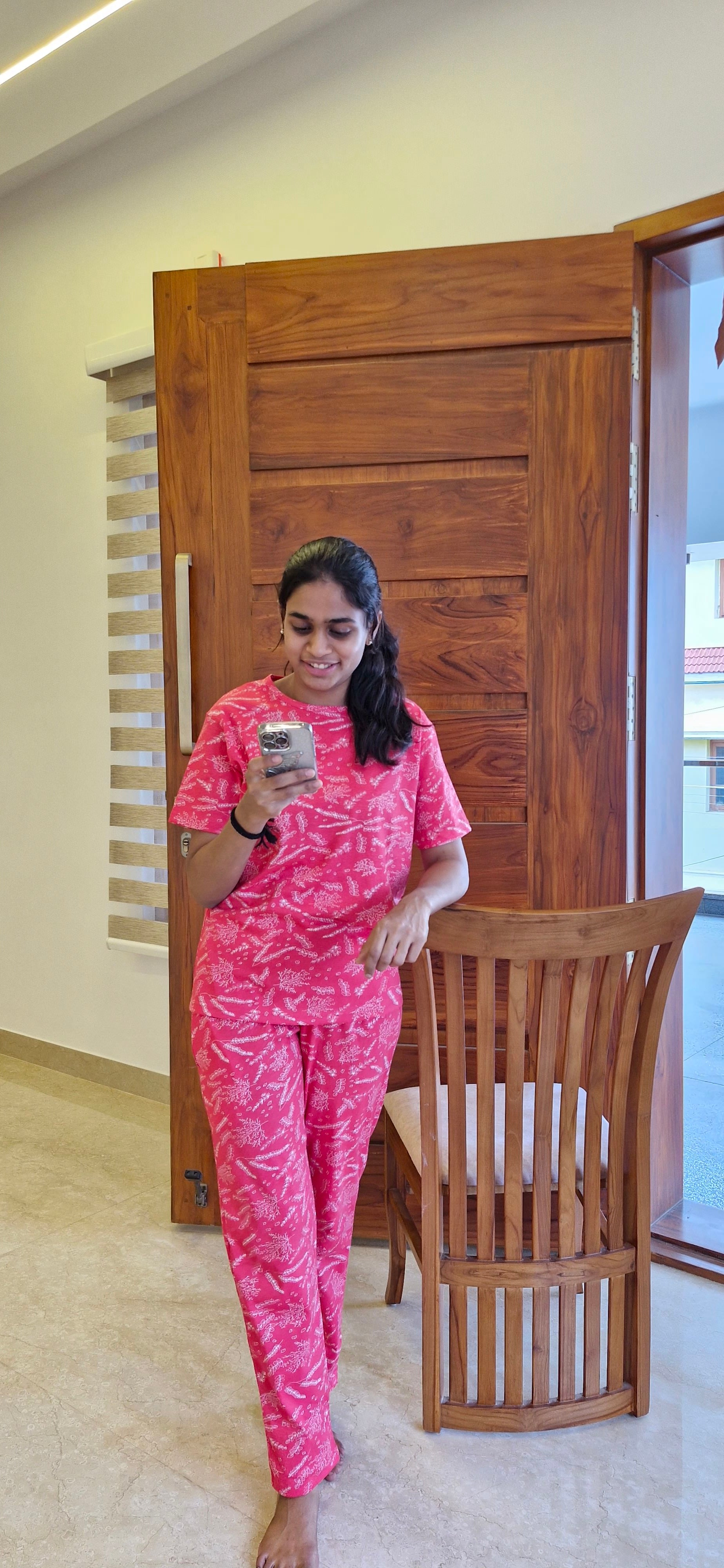 Pink Fern Coords Pyjama Set
