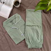 Classic Sage Button Down set