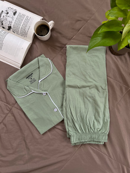 Classic Sage Button Down set