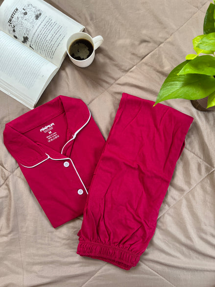 Classic Pink Button Down set